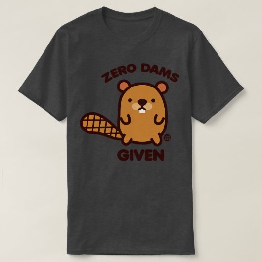 ダムなし Tシャツ (デザイン正面)