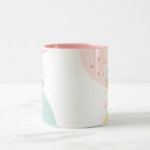 ダムにかわいい与え美しいおもしろいミーム女の子にToo Glam ツートーンマグカップ (中央)