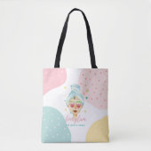 ダムにかわいい与え美しいおもしろいミーム女の子にToo Glam トートバッグ (正面)