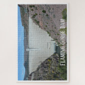 ダムアットフレーミングゴルジ貯水池ユタ写真 ジグソーパズル (縦)