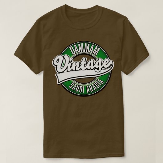 ダムサウジアラビアヴィンテージ Tシャツ (デザイン正面)