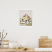 ダムシュタットのオルブリッヒの家の勉強、'Archit ポスター (キッチン)