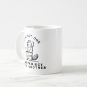 ダムプロジェクトが次から次へと コーヒーマグカップ (正面左)