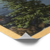 ダム付近のブライドルパスの表示 ポスター (角)