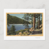 ダム付近のブライドルパスの表示 ポストカード (正面)