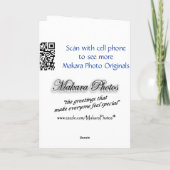 ダム以下の約束 – カスタマイズ任意の大事な行事 カード (裏面)