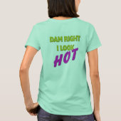 ダム右に見える暑い Tシャツ (裏面)