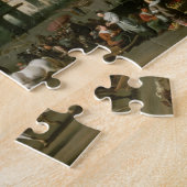 ダム宮殿の前の市場場面、アムステルダム ジグソーパズル (側面)