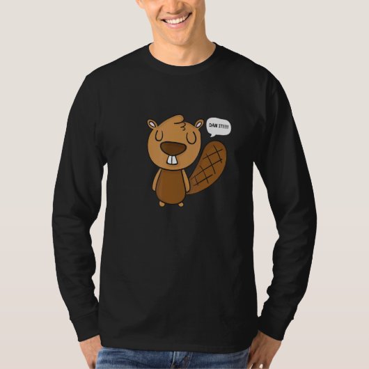 ダム・イット・ビーバー Tシャツ (正面)
