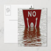 ダメだ！ ポストカード (正面/裏面)