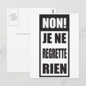 ダメだ！Je ne残念なrien ポストカード (正面/裏面)