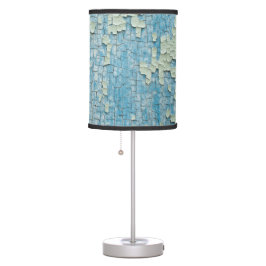 ダメージを受けたグランジ風の青いペイントの工業的な質感