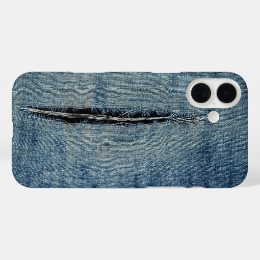 ダメージジーンズ Case-Mate iPhoneケース (裏面 (横))