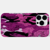 ダメージピンクカモフラージュ Case-Mate iPhoneケース (裏面 (横))