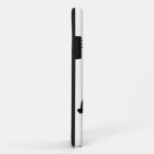 ダメージブラックファットキャット Case-Mate iPhoneケース (裏面/右)