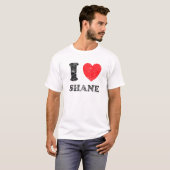 ダメージ加工 グランジ風 使い古したスタイルが好き シェーン Tシャツ (正面フル)