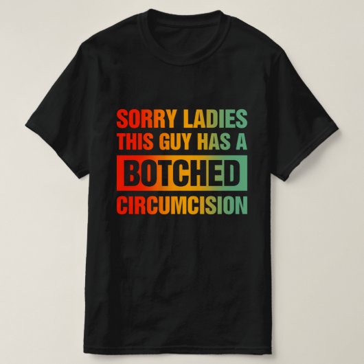 ダメ男 この男は仕事を台無しにした Tシャツ (デザイン正面)