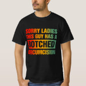 ダメ男 この男は仕事を台無しにした Tシャツ (正面)