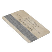 ダメ素朴スク日付磁石、グレーを保存 マグネット (右側)