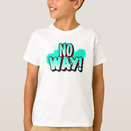 ダメ!かっこいいグラフィティキッズの面白いフレーズ Tシャツ
