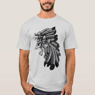 ダヤックチーフスカル Tシャツ
