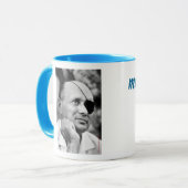 ダヤンのMosheのイスラエルのリーダーのマグ マグカップ (正面左)