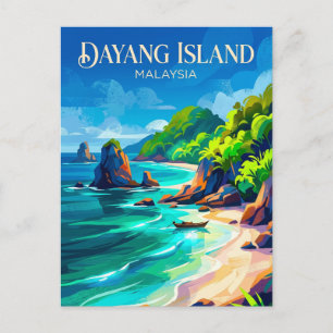 ダヤン島 マレーシア ポストカード