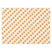 ダユリのオレンジ色の水の色アートのテーブルクロス テーブルクロス (正面(横))