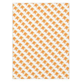 ダユリのオレンジ色の水の色アートのテーブルクロス テーブルクロス (正面)