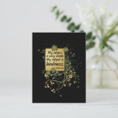 ダライラマ宗教引用文 ポストカード (スタンド正面)