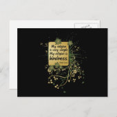 ダライラマ宗教引用文 ポストカード (正面/裏面)