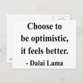 ダライラマ引用文4a ポストカード (正面/裏面)