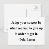 ダライラマ引用文7a ポストカード (正面/裏面)