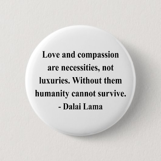 ダライラマ引用文8a 缶バッジ (正面)