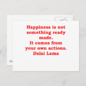 ダライラマ引用文 ポストカード (正面/裏面)