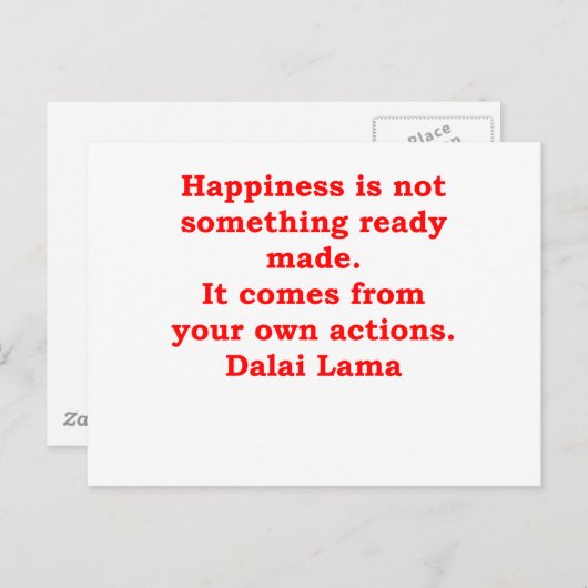 ダライラマ引用文 ポストカード (正面/裏面)