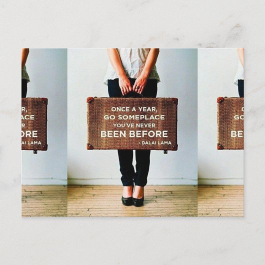 ダライラマ旅行はがき ポストカード (正面)