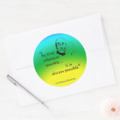 ダライラマ：親切にせよ ラウンドシール (封筒)