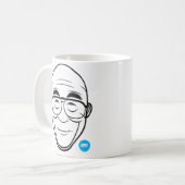 ダライ・ラマのマグ コーヒーマグカップ (正面左)