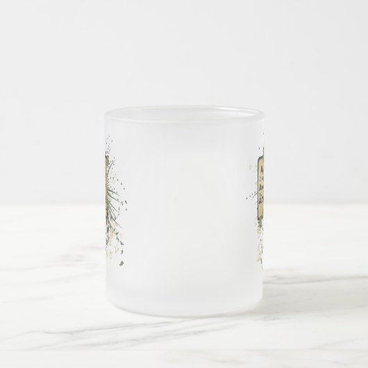 ダライ・ラマの宗教の引用文 フロストグラスマグカップ (中央)