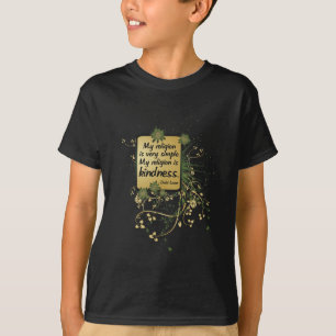 ダライ・ラマの宗教の引用文 Tシャツ