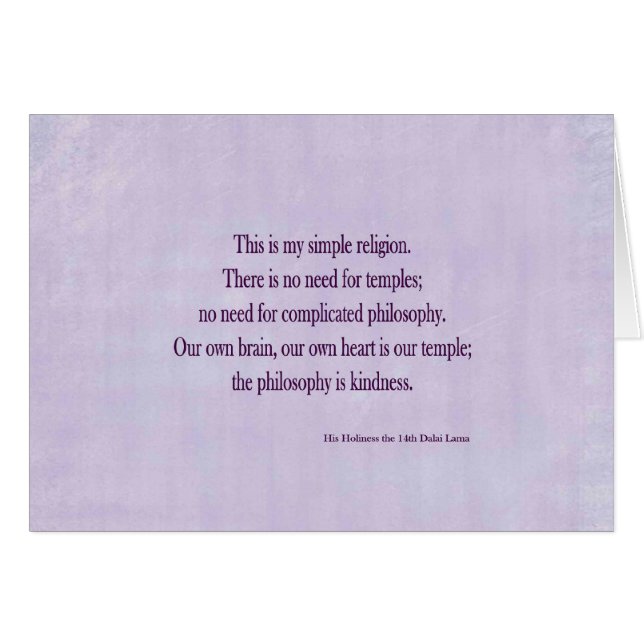 ダライ・ラマカード (正面横)