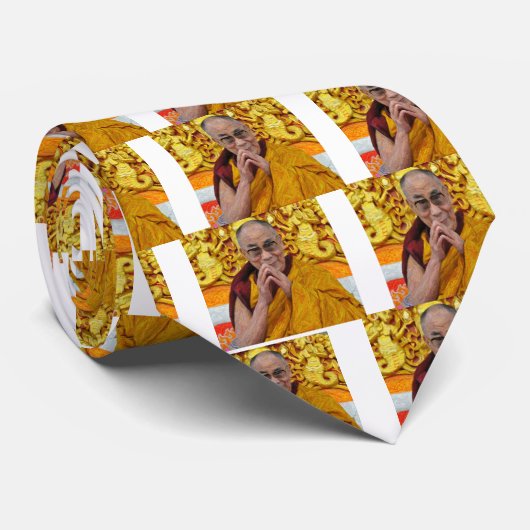 ダライ・ラマ仏の仏教の仏教の黙想 ネクタイ (ロール)