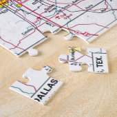 ダラスかフォート・ワース ジグソーパズル (側面)