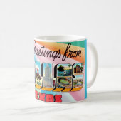 ダラスすごいカラフルテキサス州 コーヒーマグカップ (正面右)