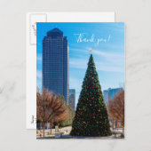 ダラスでの季節の挨拶　感謝を伝えるポストカード ポストカード (正面/裏面)