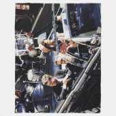 ダラスでのJFK暗殺直前 フリースブランケット (正面)