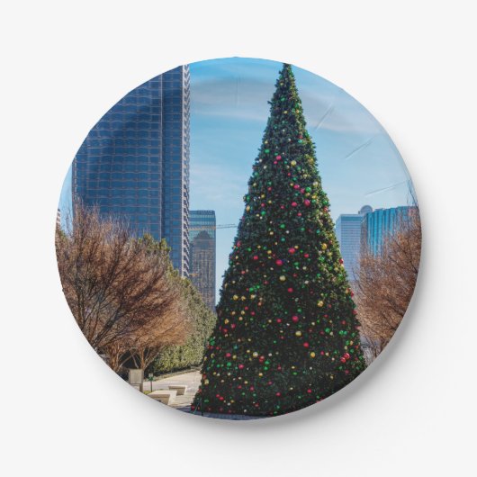 ダラスのシーズン ペーパープレート (正面)