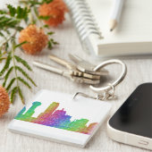 ダラスのスカイライン キーホルダー (正面右)