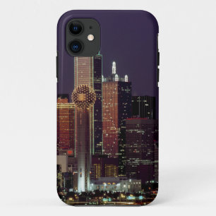 ダラスのテキサス州夜スカイライン iPhone 11 ケース